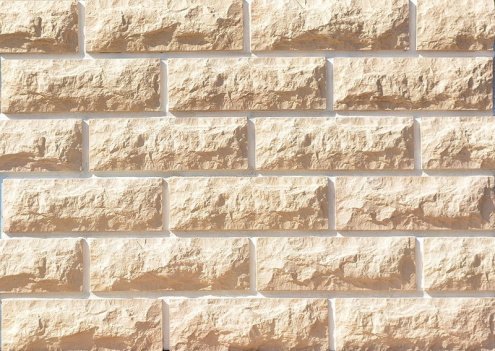 Искусственный камень плоский Eco Stone Юкон 01 бежевый рис 1