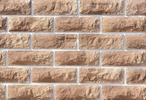 Искусственный камень угловой Eco Stone Юкон 13-05 бежевый рис 1