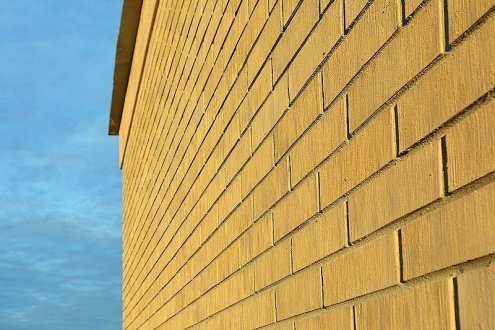 Искусственный камень плоский Eco Stone Клинкер 15 желтый рис 2