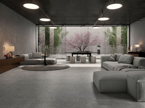 Керамогранит Kerlite Pura Grey natural 2780х1200х6,5 мм рядовая плитка EK6PU50 рис 2