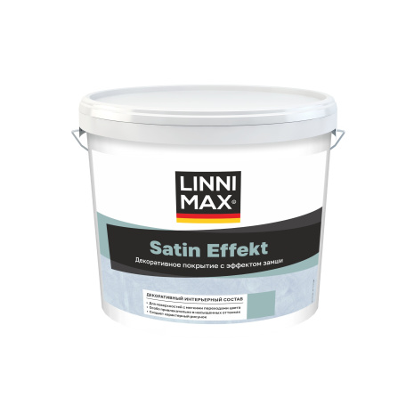 Декоративное покрытие LINNIMAX Satin Effekt белый 2,5 л рис 1