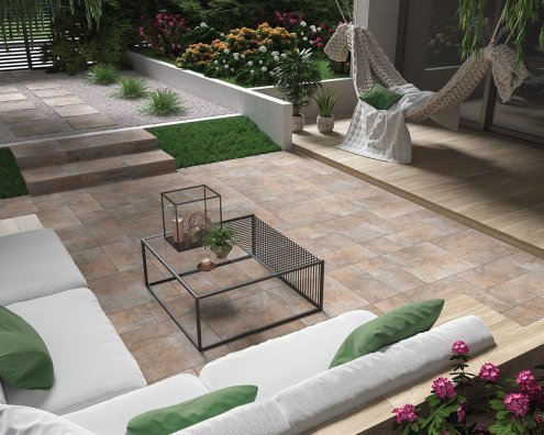 Керамогранит Paradyz Burlington Rust структурированная 600х600х20мм рядовая плитка - рис 2