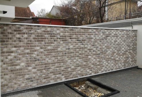 Искусственный камень плоский Leonardo Stone Дижон Slim 403 серый рис 2