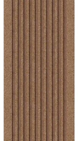 Террасная доска Terradeck Massive 3.0 двухсторонний профиль с тиснением 150х21х3000 мм светло-коричневый рис 1