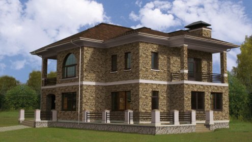 Искусственный камень плоский White Hills Морэй 525-10 бежевый рис 4