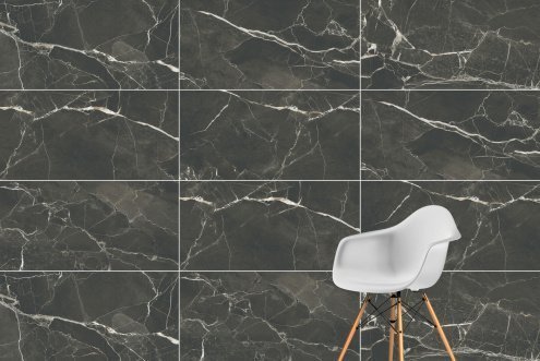 Керамогранит Vitra SilkMarble Порто Неро матовая 1200х600х9 мм рядовая плитка K950299R0001VTSP рис 2