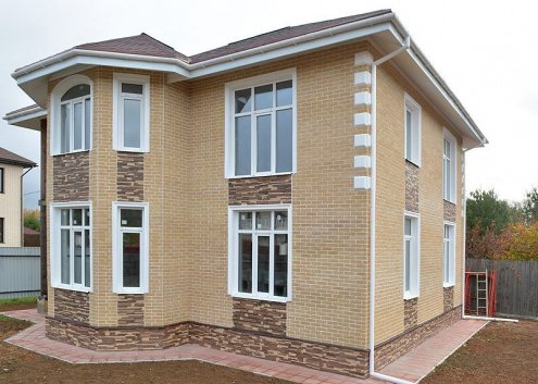 Искусственный камень плоский Eco Stone Урал 01-30 коричневый рис 2
