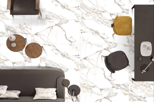Керамогранит Avroria Ceramica Statuario Milos карвинг 1200х600х10 мм рядовая плитка AМ22-11 рис 2