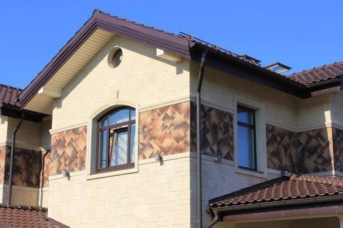 Искусственный камень плоский White Hills Бремар 485-40 коричневый рис 6