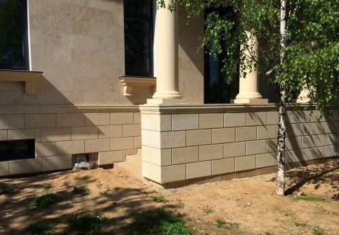 Искусственный камень плоский Eco Stone Кастелло 400 11 бежевый рис 2