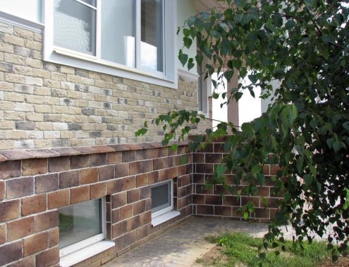 Искусственный камень угловой White Hills Шербон 480-45 коричневый рис 3