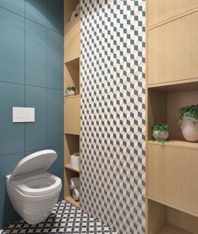 Керамическая плитка Italon Element Silk Cube Cold матовая 330х305х8,5мм мозаика 600110000786 рис 2