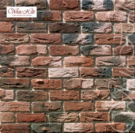 Искусственный камень тычковый White Hills Бремен Брик 306-71 красный рис 1