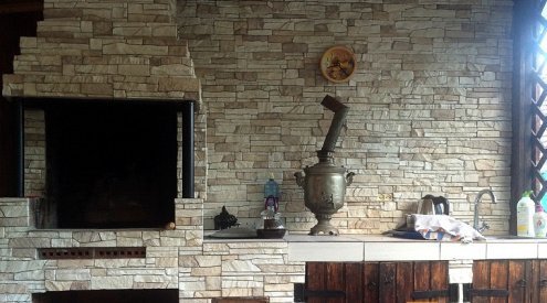 Искусственный камень плоский Камелот Толедо 470 бежевый рис 3