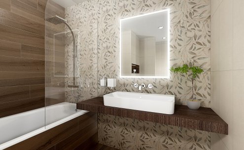 Керамическая плитка Kerama Marazzi Гинардо бежево-серый матовая 600х300х9мм декор OS/A10/11037R рис 3