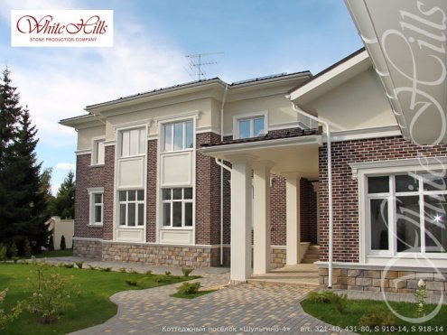 Искусственный камень плоский White Hills Кельн Брик 321-40 коричневый рис 8