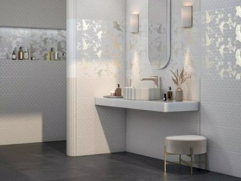 Керамическая плитка Kerama Marazzi Гарса цвет: белый, поверхность: Матовая размер: 250x25x19мм, бордюр SPB008R рис 2