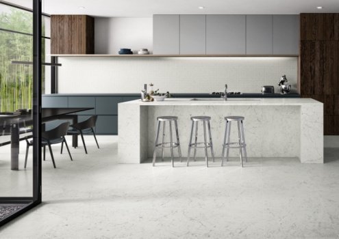 Керамогранит Italon Charme Extra Carrara lux/rettificato 1200х600х10мм рядовая плитка 610015000368 рис 3