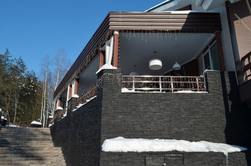 Искусственный камень плоский White Hills Фьорд Лэнд 209-80 серый рис 6
