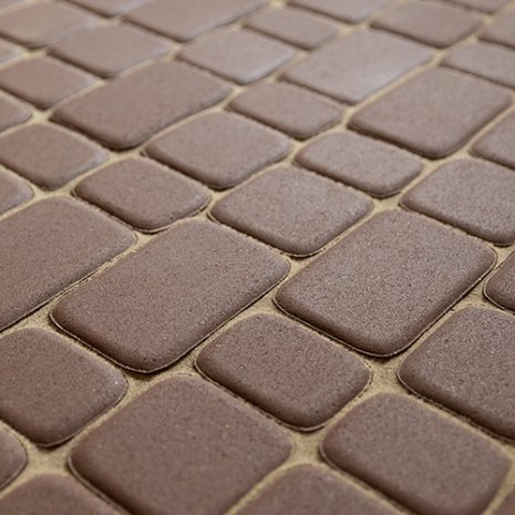 Тротуарная плитка Steingot Стандарт Классика коричневый частичный прокрас 86/115/172х115х60 мм рис 1