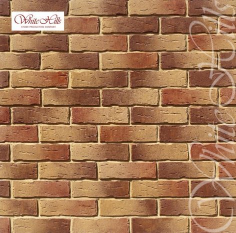 Фасадная термопанель угловая White Hills Сити Брик 230/350х645х72 мм Y375-65/60-1 коричневый рис 2