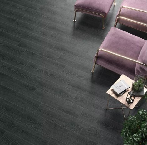 Керамогранит Kerama Marazzi Абете черный обрезной матовая 800х200х11мм рядовая плитка DD700900R рис 3