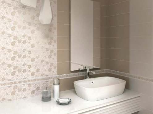 Керамическая плитка Kerama Marazzi Бисер Прозрачный люстр глянцевая 200х60х11мм бордюр карандаш POD002 рис 3