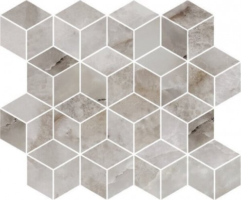 Керамическая плитка Kerama Marazzi Джардини светло-бежевый глянцевая 450х375х10мм декор мозаичный T017/14023 рис 1