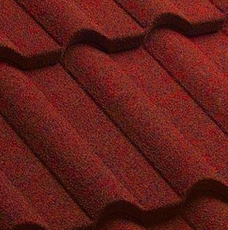 Композитная черепица гонт Gerard Milano spanish red с посыпкой 1335х410 мм рис 1