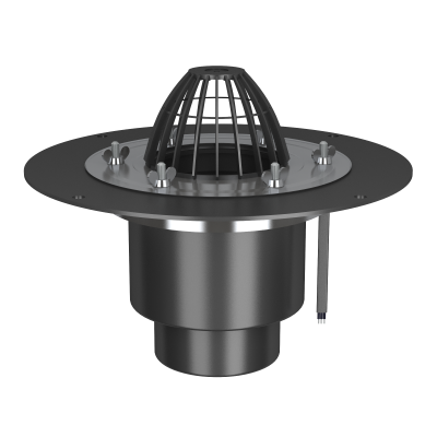 Воронка кровельная с обогревом TERMOCLIP ВФО Ø110х450 мм рис 1