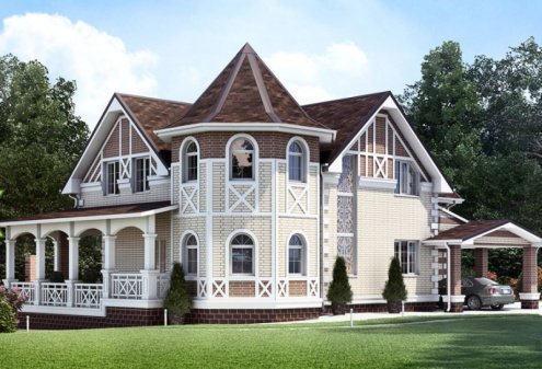 Искусственный камень плоский White Hills Сити Брик 375-00 белый рис 6