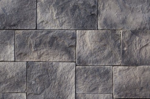 Искусственный камень плоский Eco Stone Готика 06-08 серый рис 1