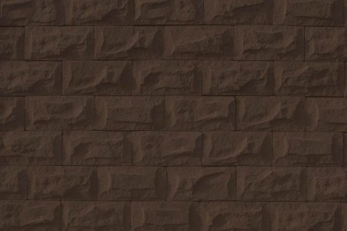 Искусственный камень плоский Eco Stone Мальта 07-06 коричневый рис 1
