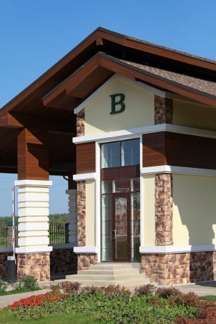 Искусственный камень плоский White Hills Дарем 511-40 коричневый рис 2