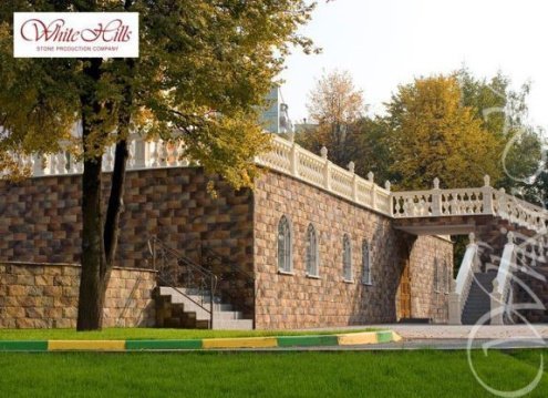 Искусственный камень плоский White Hills Шеффилд 435-40 коричневый рис 3