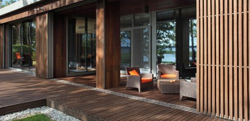 Террасная доска "UnoDeck Mogano", размер: 165*24*3000мм, цвет: венге рис 4