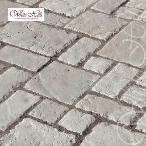 Тротуарная плитка White Hills Стандарт Тиволи С900-14 полный прокрас 150/300/450х150/300х40-42 мм рис 1