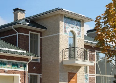Искусственный камень плоский White Hills Йоркшир 405-10 бежевый рис 4
