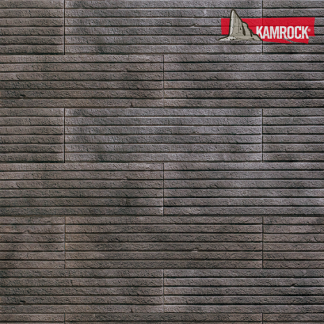 Искусственный камень угловой Kamrock Каменный город 13012 серый рис 1