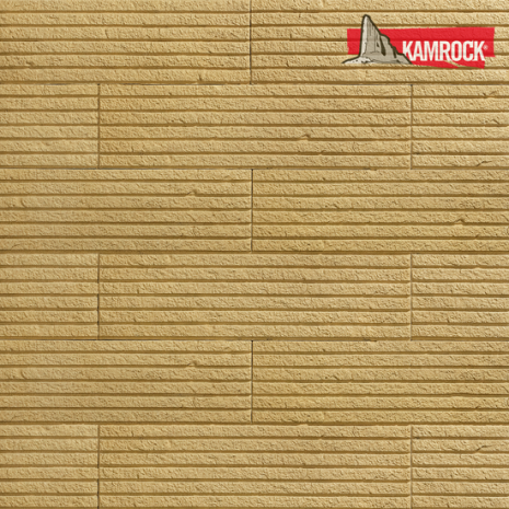 Искусственный камень плоский Kamrock Каменный город 13040 желтый рис 1