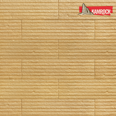Искусственный камень плоский Kamrock Каменный город 13050 желтый рис 1