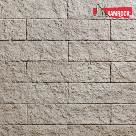 Искусственный камень плоский Kamrock Карельское плато 03910 серый рис 1