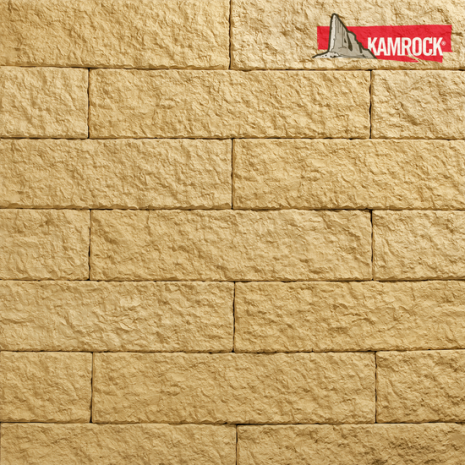 Искусственный камень плоский Kamrock Карельское плато 03940 бежевый рис 1