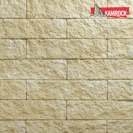 Искусственный камень плоский Kamrock Карельское плато 03950 бежевый рис 1
