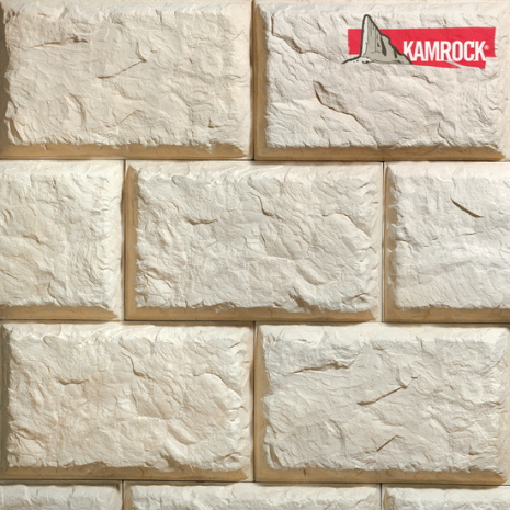 Искусственный камень угловой Kamrock Русская усадьба 03632 бежевый рис 1