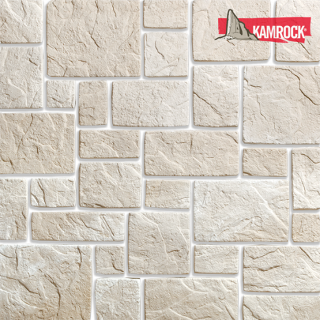 Искусственный камень угловой Kamrock Сказочный город 02632 бежевый рис 1