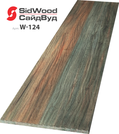 Сайдинг SidWood прямой Premium 3000х190х8 мм W-124 рис 1