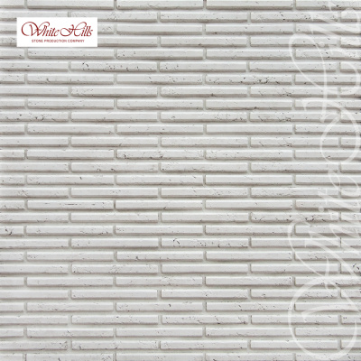 Искусственный камень плоский White Hills Тиволи Брик 355-00 белый рис 1