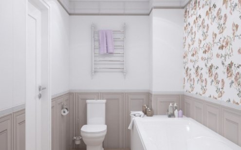 Керамическая плитка Kerama Marazzi Монфорте белый структурная 400х34х10мм бордюр LSA013R рис 2