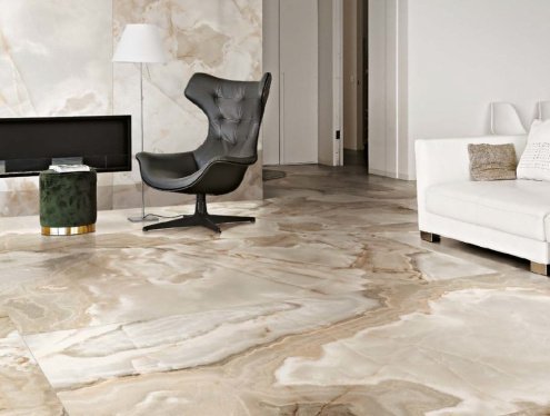 Керамогранит Rex Ceramiche Reves de Rex Noisette Glo глазурованная 2400х1200х6мм рядовая плитка 769917 рис 3